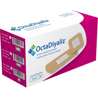 Octacare Hemostatik Bası Bandı 30 x 72 mm