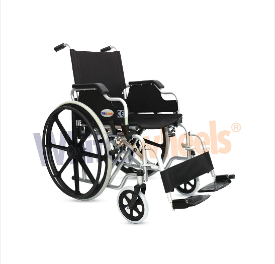 Özellikli Alüminyum Hafif Manuel Tekerlekli Sandalye Kırmızı