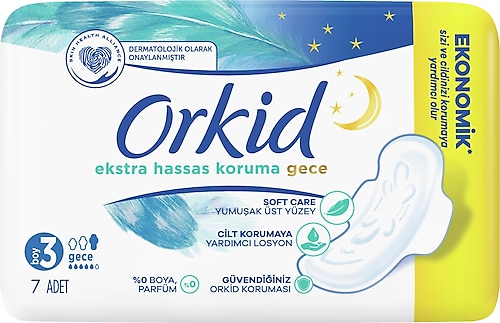 Orkid Hassas Extra Gece 7li