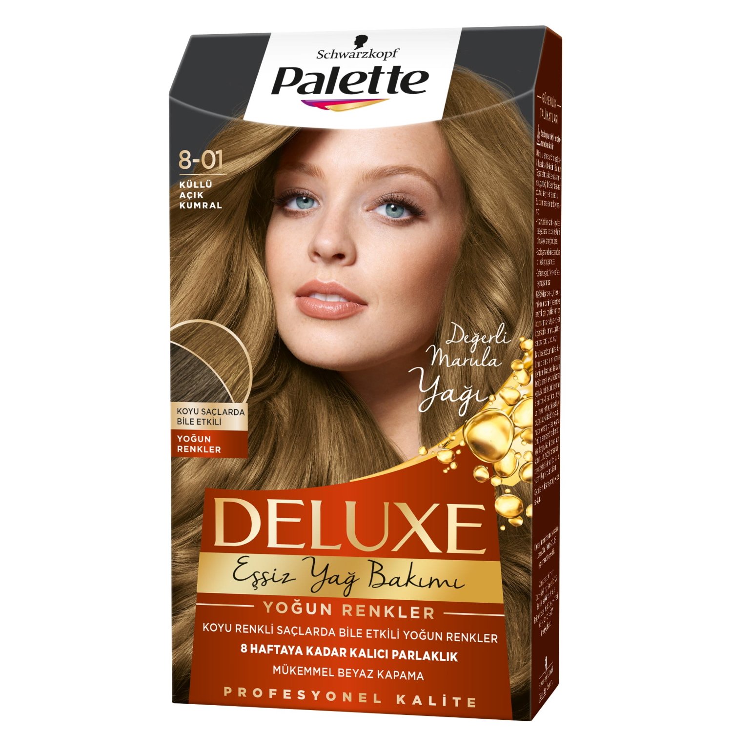 Palette Deluxe 50 Ml 8-01 Küllü Açık Kumral