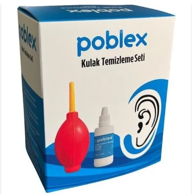 Poblex Kulak Temizleme Solüsyon Seti Pompalı