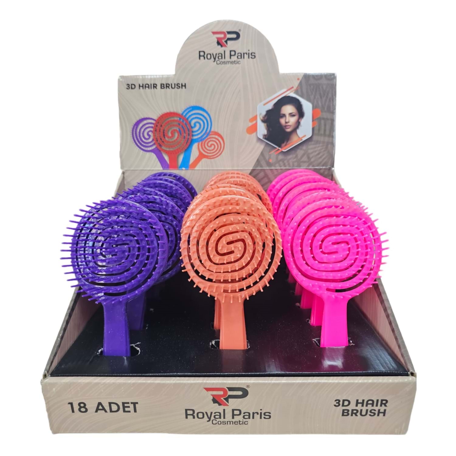 Royal Paris Kylie 3D Hair Brush Tarak