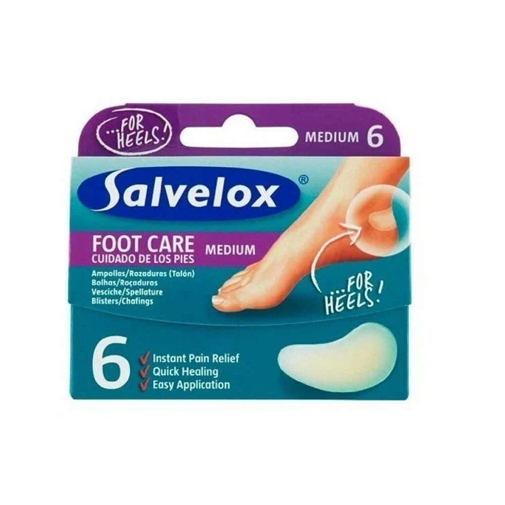 Salvelox 6025 Ayak Vurması ve Su Toplamasına Karşı Topuk Bandı 6'lı