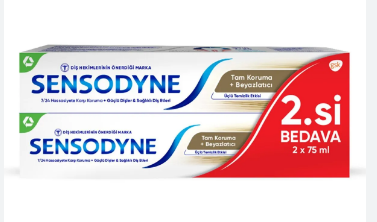 Sensodyn TamKoruma Beyazlatıcı Diş Macunu 75Ml 2 Li Set (1+1)