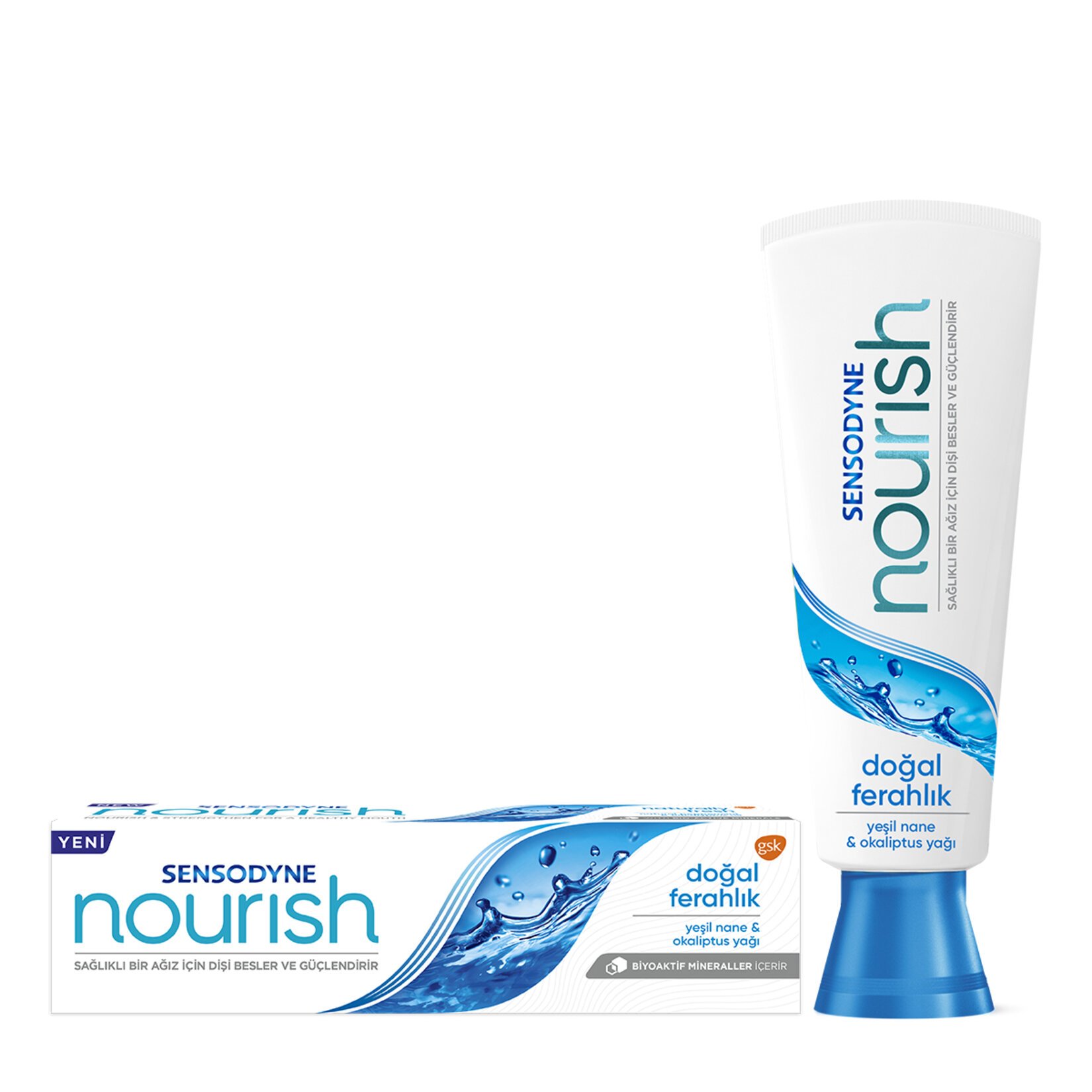 Sensodyne Nourish Doğal Ferahlık Diş Macunu 75ml