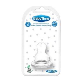 Silikon Damaklı Biberon Emziği  N.2 Bt100