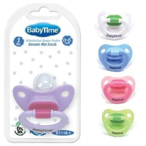 Silikon Damaklı Mat Gövdeli Emzik N.1 Bt116-1