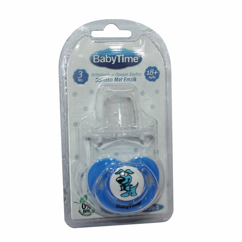 Silikon Damaklı Koruyucu Kapaklı Mat Gövdeli Emzik N.3 Bt139-3