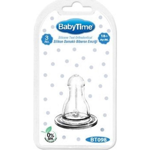 Silkon Klasik Biberon Emziği  N.3 Bt098
