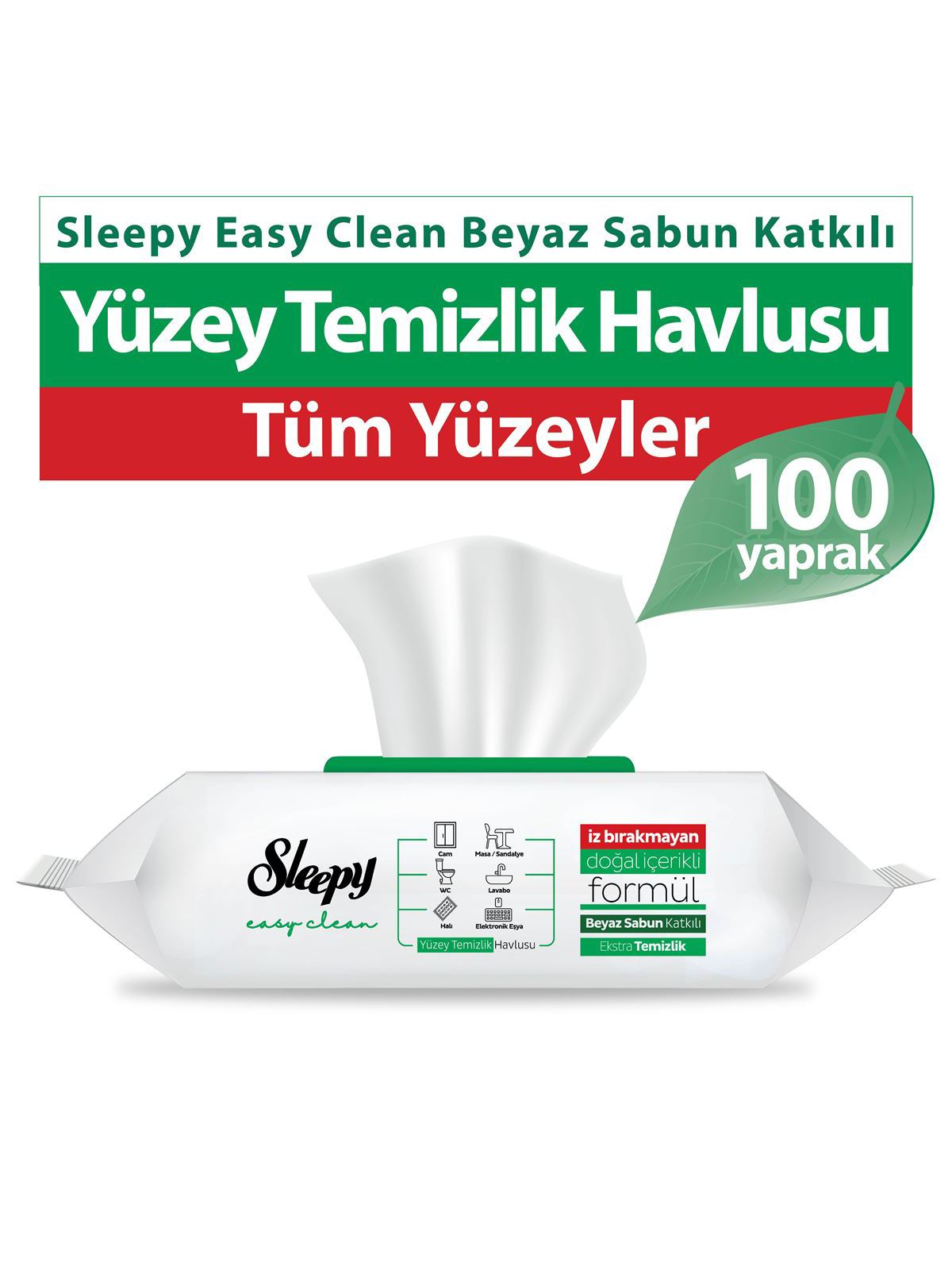 Sleepy Yüzey Tem.Havlusu 100 Adet