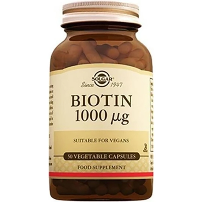 Solgar Biotin 1000 mg 50 Kapsül