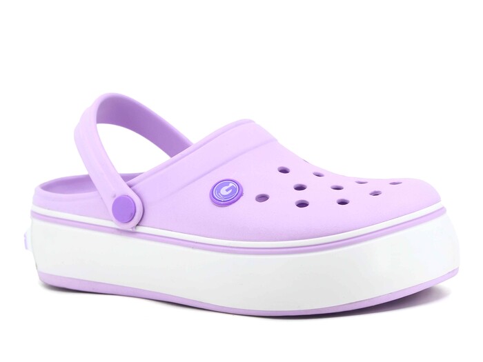 Soylu Zenne 812G Gabi Kutulu Sargılı Cross Terlik Lila no 36