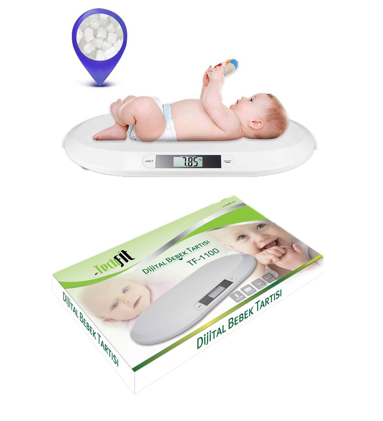 Techfit Tf 1100 Dijital Bebek Tartısı