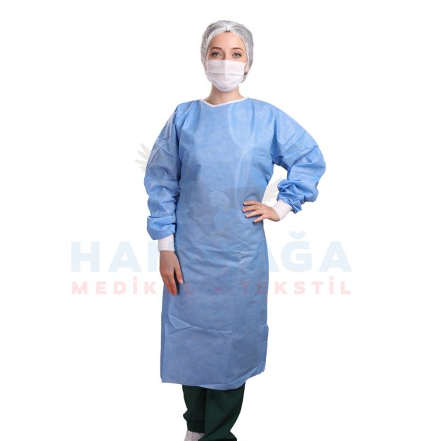 Tek Kullanımlık Önlük Mavi