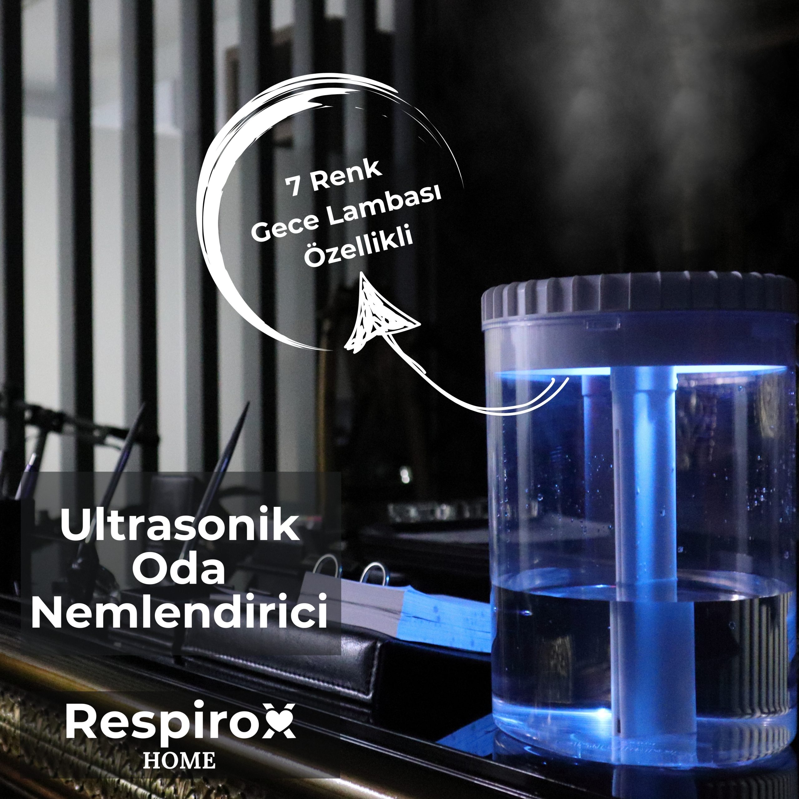 Ultrasonik Oda Nemlendirici Respirox RH-ON01