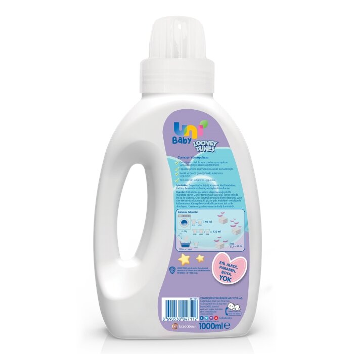 Uni Baby Çamaşır Deterjanı 1000 Ml Looney Tunes