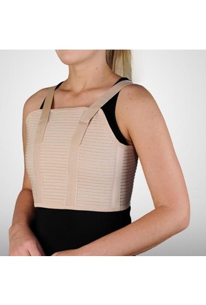 Korse Göğüs Plastik Destekli Bej Standart 2