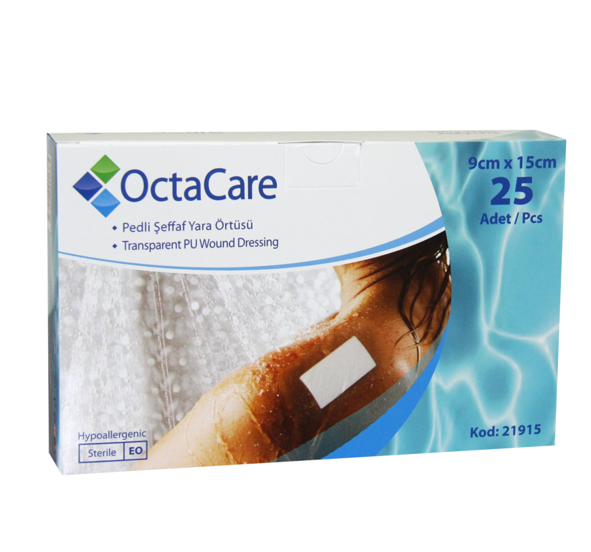 Yara Örtüsü 9cmx15cm25'Li Şeffaf Film Pu