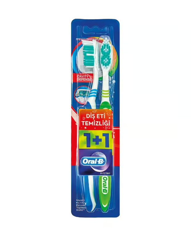 Oral B Cavity Defense Diş Firçasi 40Med 1+1
