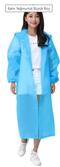 Kalın Yağmurluk Büyük Boy küçük resim 2