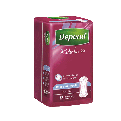 Depend Kadın Mesane Pedi Normal 12li