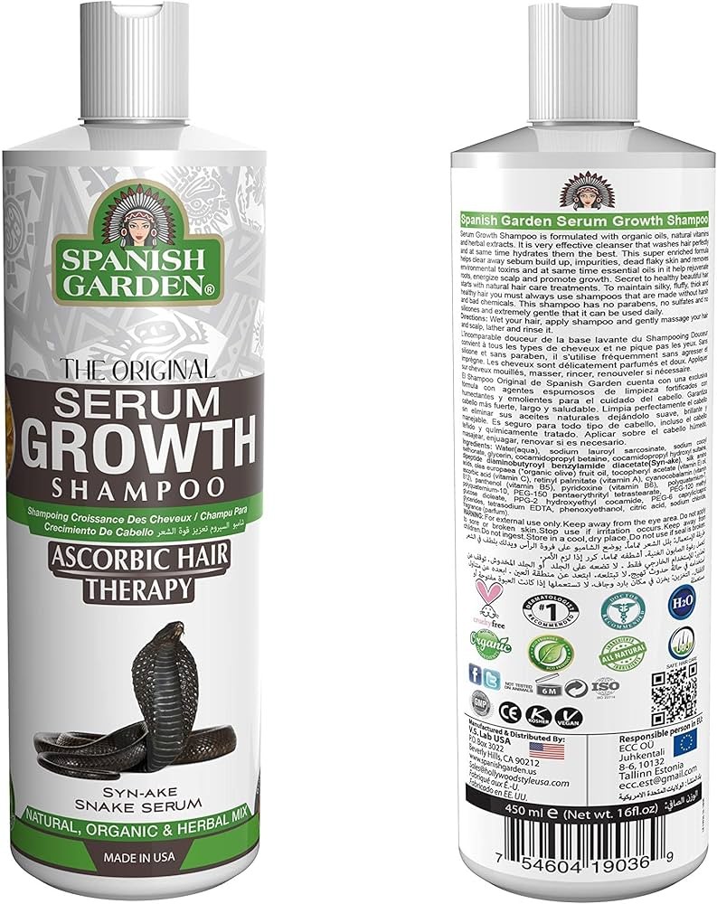 Spanish Garden Organik Saç Uzatma Şampuanı 450ml