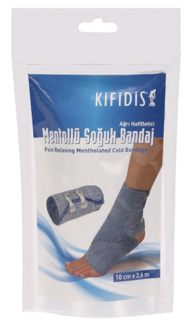 Ağrı Hafifletici Mentollü Islak Bandaj 10cmx2.6 mt