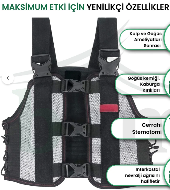 Sternum Destekli Korse küçük resim 2