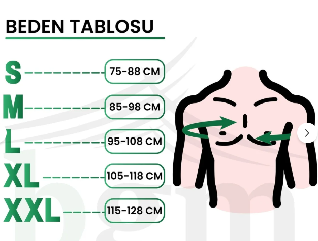 Sternum Destekli Korse küçük resim 4